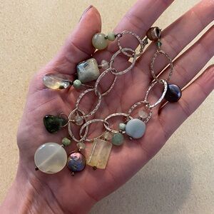 Sterling Silver Multi Gemstone Bracelet